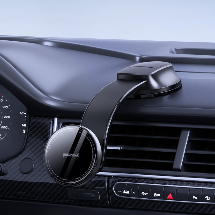DUZZONA V3 15W Car Magnetic Wireless Charger Phone Holder(Black) - Wireless Charging Bracket by DUZZONA | Online Shopping South Africa | PMC TechLife