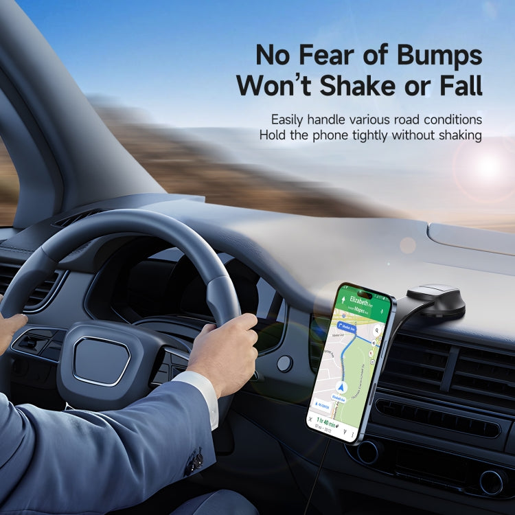 DUZZONA V3 15W Car Magnetic Wireless Charger Phone Holder(Black) - Wireless Charging Bracket by DUZZONA | Online Shopping South Africa | PMC TechLife