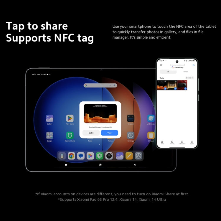 Xiaomi Pad 6S Pro 12.4 inch, 8GB+256GB, HyperOS Qualcomm Snapdragon 8 Gen2 Octa Core, 10000mAh Battery(Black) - free shipping - PMc TechLife - Order now!