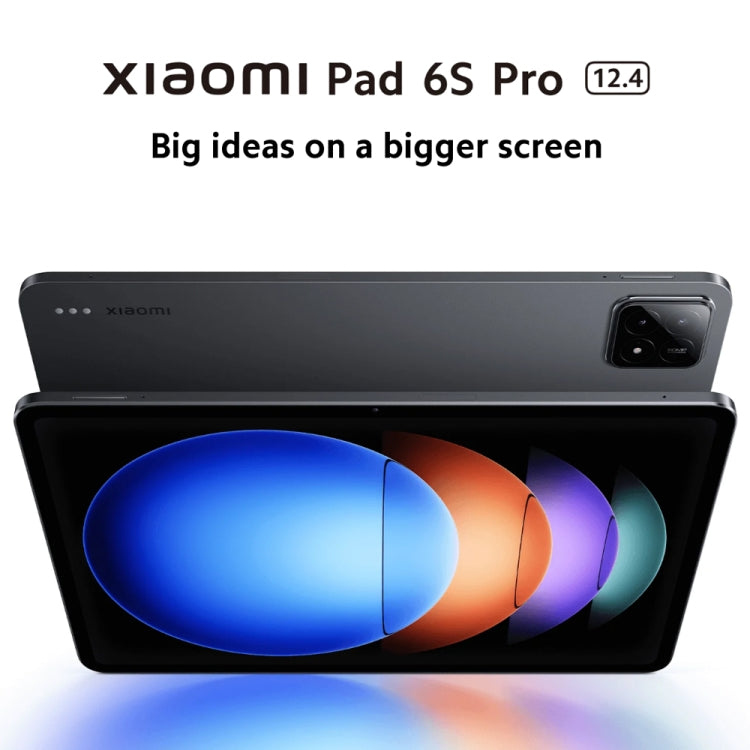 Xiaomi Pad 6S Pro 12.4 inch, 8GB+256GB, HyperOS Qualcomm Snapdragon 8 Gen2 Octa Core, 10000mAh Battery(Black) - free shipping - PMc TechLife - Order now!