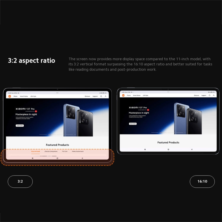 Xiaomi Pad 6S Pro 12.4 inch, 8GB+256GB, HyperOS Qualcomm Snapdragon 8 Gen2 Octa Core, 10000mAh Battery(Black) - free shipping - PMc TechLife - Order now!