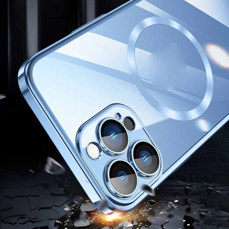 For iPhone 15 Plus Magsafe Magnetic Electroplated PC Phone Case(Black) - iPhone 15 Plus Cases by PMC TechLife | Online Shopping South Africa | PMC TechLife