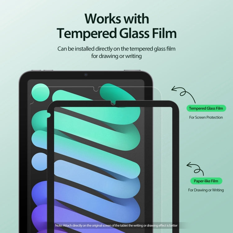 For iPad mini 6 DUX DUCIS Naad Series Removable Paper-like Screen Protector - More iPad Tempered Glass by DUX DUCIS | Online Shopping South Africa | PMC Jewellery | Buy Now Pay Later Mobicred