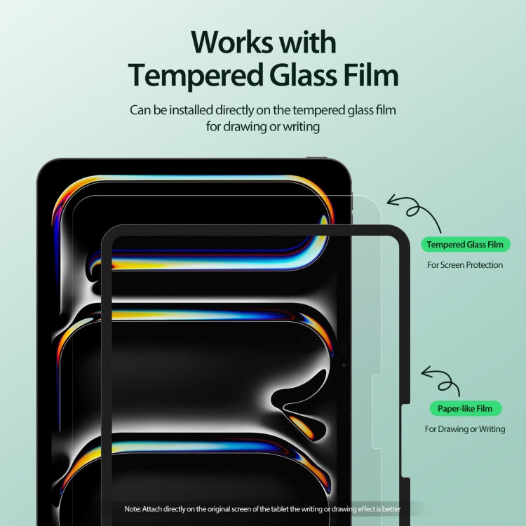 For iPad Pro 11 2024 DUX DUCIS Naad Series Removable Paper-like Screen Protector - iPad Pro 11 2024 Tempered Glass by DUX DUCIS | Online Shopping South Africa | PMC TechLife | Buy Now Pay Later Mobicred
