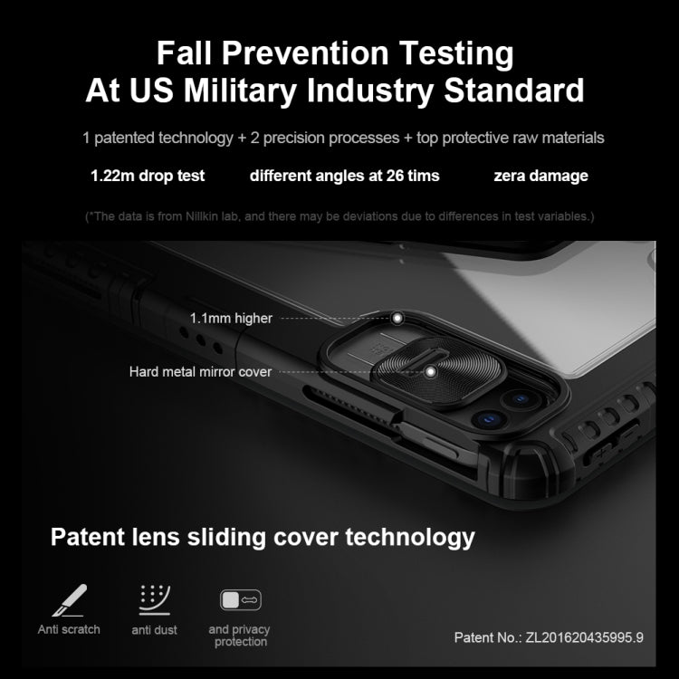 For iPad Pro 13 2024 Nillkin Backlit Version Bumper Link Keyboard Case - free shipping - PMC Jewellery - Order now!