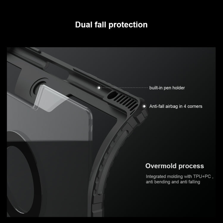 For iPad Pro 13 2024 Nillkin Backlit Version Bumper Link Keyboard Case - free shipping - PMC Jewellery - Order now!