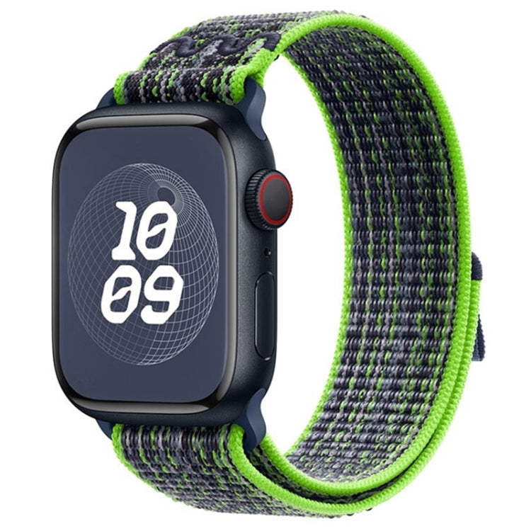 For Apple Watch Series 2 42mm Loop Nylon Watch Band(Green Blue) - free shipping - PMC TechLife - Order now!