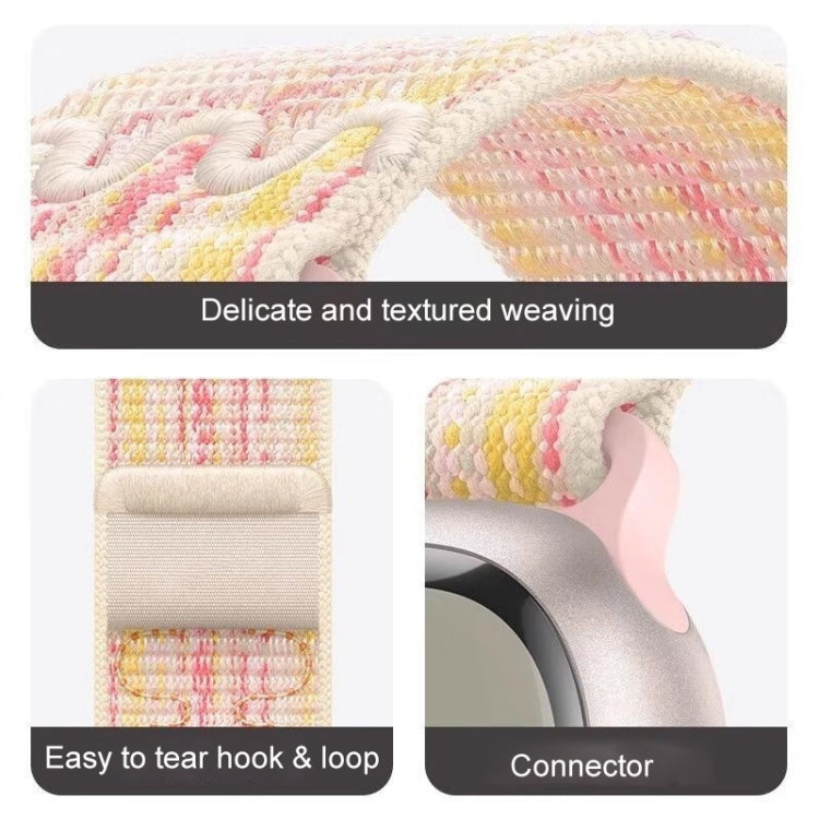 For Apple Watch 38mm Loop Nylon Watch Band(Green Blue) - free shipping - PMC TechLife - Order now!