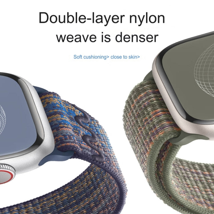 For Apple Watch Series 3 42mm Loop Nylon Watch Band(Midnight) - free shipping - PMC TechLife - Order now!