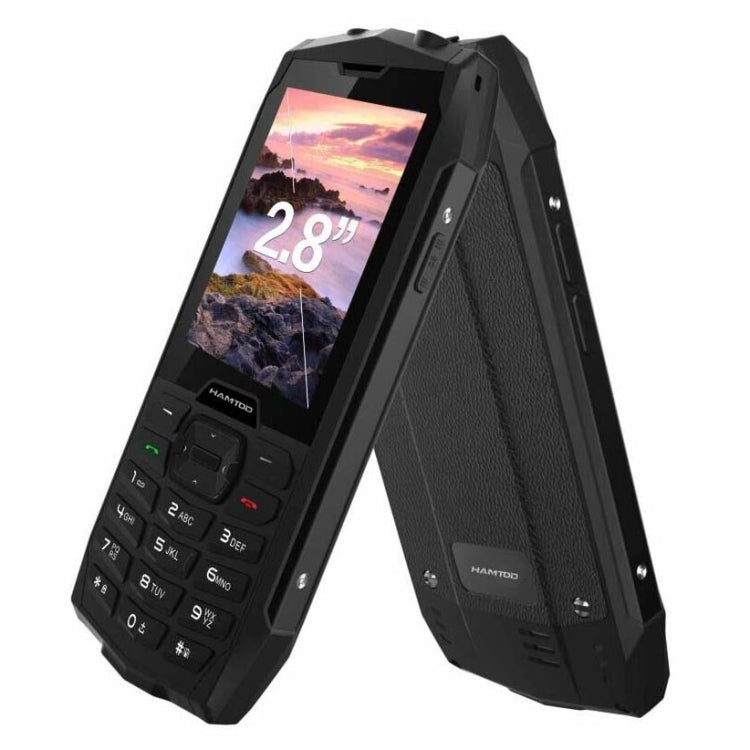 HAMTOD H3 Rugged Phone, EU Version, 2.8 inch T107 ARM CortexTM A7 Quad-core 1.0GHz, Network: 4G, VoLTE, BT, SOS(Black) - free shipping - PMC TechLife - Order now!