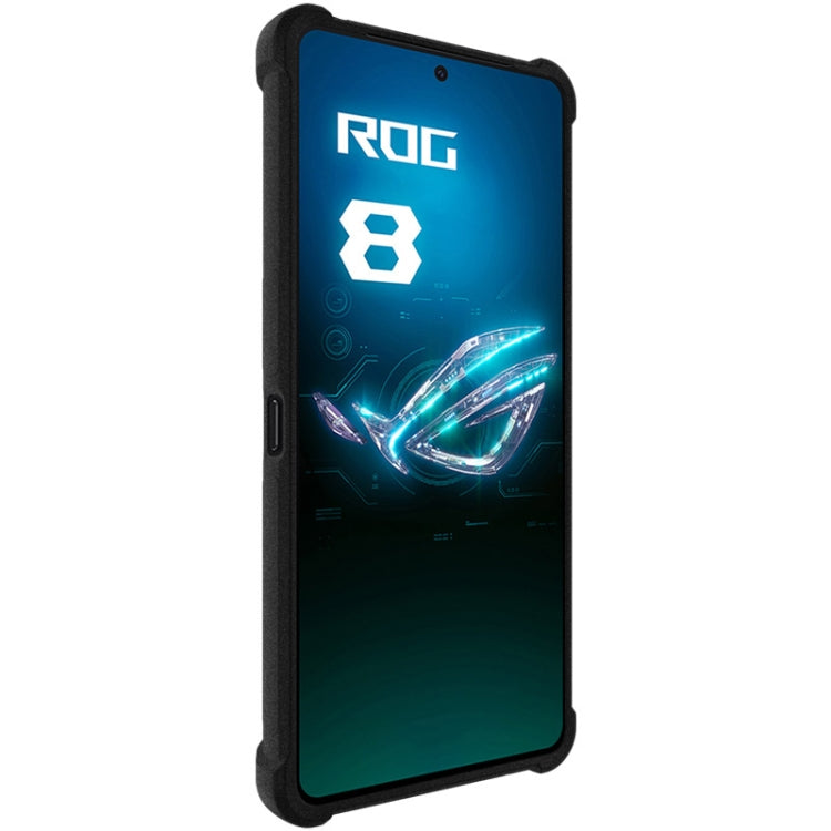 For Asus ROG Phone 8 / Phone 8 Pro imak Shockproof Airbag TPU Phone Case(Matte Black) - ASUS Cases by imak | Online Shopping South Africa | PMC TechLife | Buy Now Pay Later Mobicred