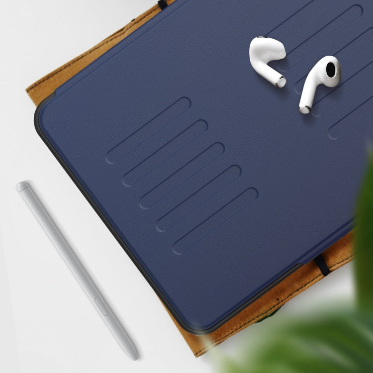 For iPad Pro 11 2024 Notebook Magnetic Leather Tablet Case(Navy Blue) - iPad Pro 11 2024 Cases by PMC TechLife | Online Shopping South Africa | PMC TechLife | Buy Now Pay Later Mobicred