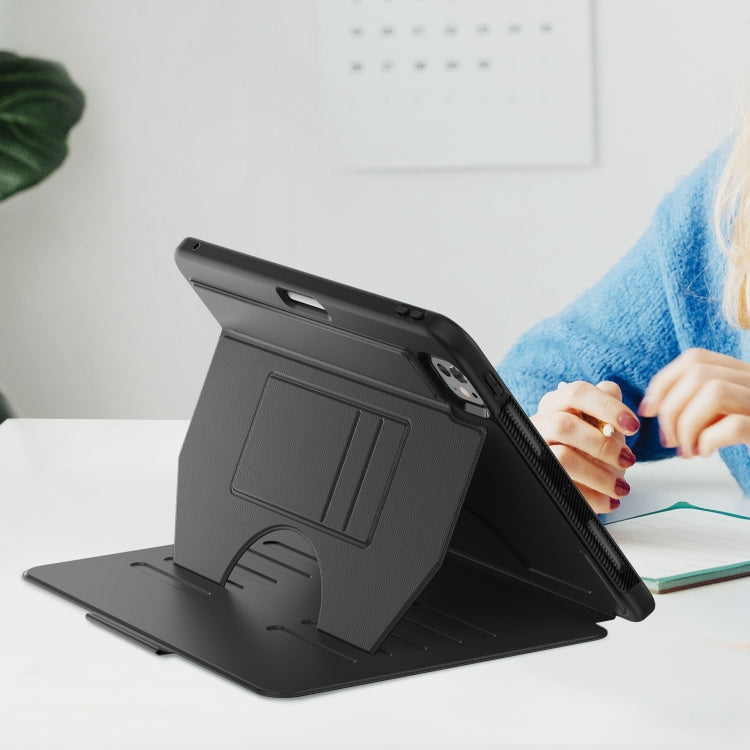 For iPad Pro 11 2024 Notebook Magnetic Leather Tablet Case(Black) - iPad Pro 11 2024 Cases by PMC TechLife | Online Shopping South Africa | PMC TechLife | Buy Now Pay Later Mobicred