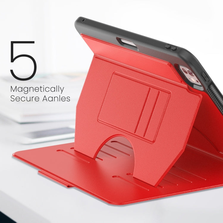 For iPad Pro 11 2024 Notebook Magnetic Leather Tablet Case(Red) - iPad Pro 11 2024 Cases by PMC TechLife | Online Shopping South Africa | PMC TechLife | Buy Now Pay Later Mobicred
