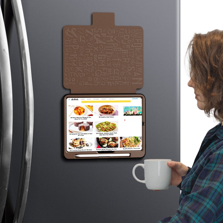 For iPad Pro 11 2024 Notebook Magnetic Leather Tablet Case(Brown) - iPad Pro 11 2024 Cases by PMC TechLife | Online Shopping South Africa | PMC TechLife | Buy Now Pay Later Mobicred