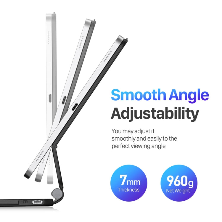 For Samsung Galaxy Tab S10+ / S9+ DUX DUCIS MK Series Floating Magnetic Keyboard Tablet Leather Case - Samsung Keyboard by DUX DUCIS | Online Shopping South Africa | PMC TechLife | Buy Now Pay Later Mobicred