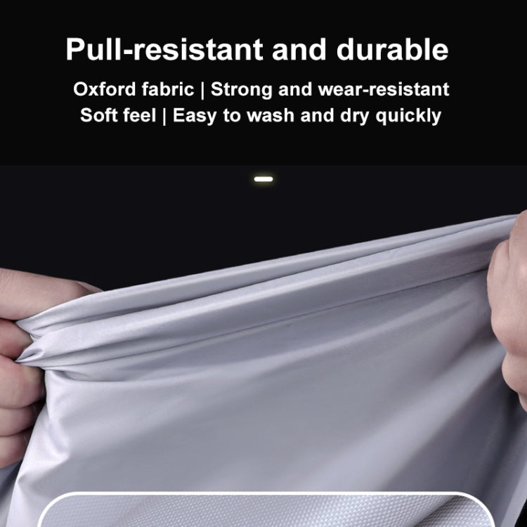 MOTOLSG Motorcycle Waterproof Sunproof Dustproof Thickening Cover, Size:XXXL(Silver) - Raincoat by MOTOLSG | Online Shopping South Africa | PMC TechLife | Buy Now Pay Later Mobicred