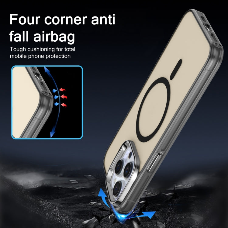 For iPhone 13 Pro Electroplated IMD Magsafe PC Hybrid TPU Phone Case(Black) - iPhone 13 Pro Cases by PMC TechLife | Online Shopping South Africa | PMC TechLife