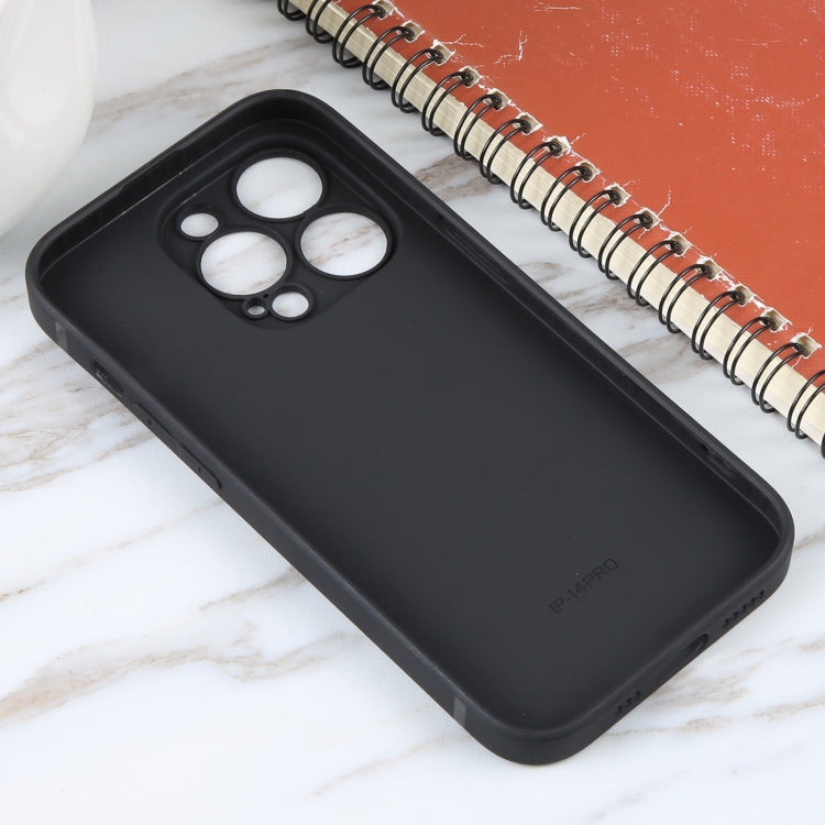 For iPhone 16 Astronaut Pattern Silicone Straight Edge Phone Case(Planet Landing-Black) - iPhone 16 Cases by PMC TechLife | Online Shopping South Africa | PMC TechLife | Buy Now Pay Later Mobicred