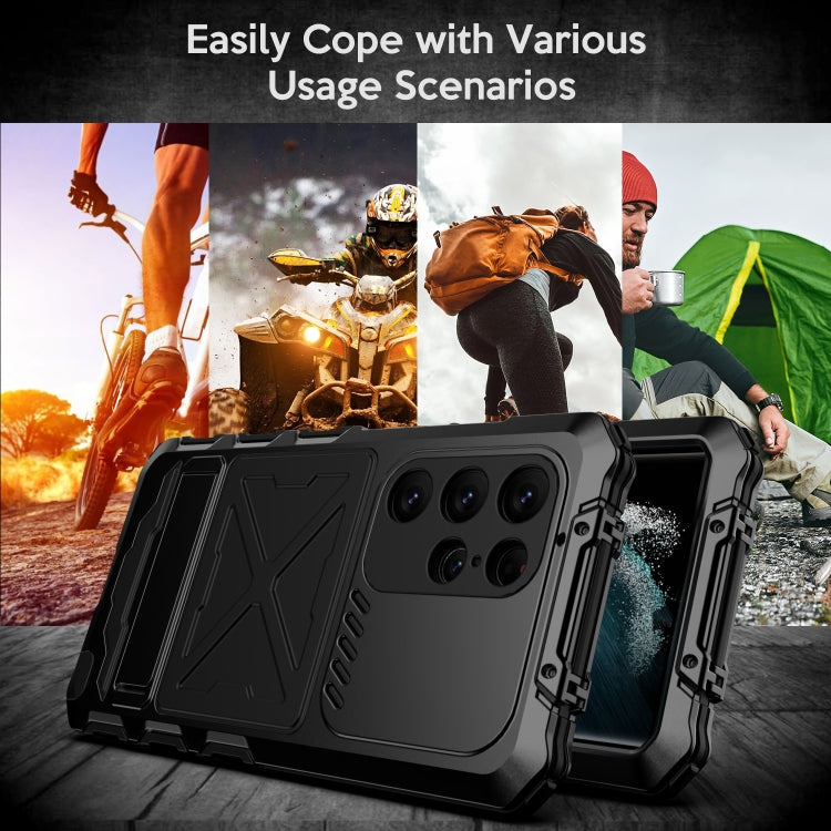 For Samsung Galaxy S24 Ultra 5G R-JUST Life Waterproof Dustproof Shockproof Phone Case(Black) - Galaxy S24 Ultra 5G Cases by R-JUST | Online Shopping South Africa | PMC TechLife | Buy Now Pay Later Mobicred