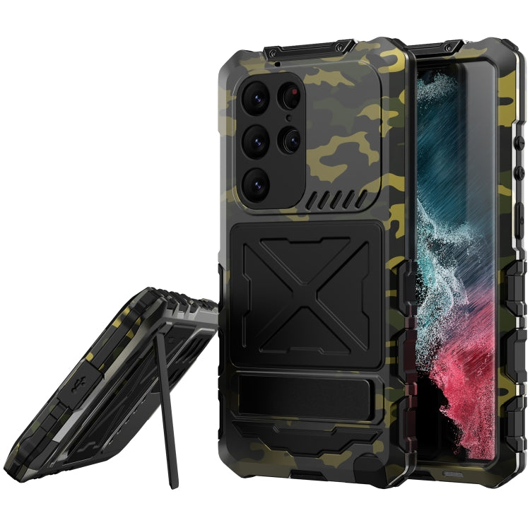 For Samsung Galaxy S24 Ultra 5G R-JUST Life Waterproof Dustproof Shockproof Phone Case(Camouflage) - Galaxy S24 Ultra 5G Cases by R-JUST | Online Shopping South Africa | PMC TechLife | Buy Now Pay Later Mobicred