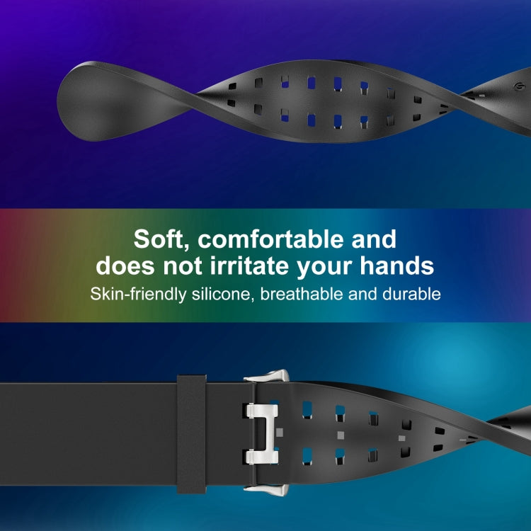 For Apple Watch Series 9 45mm Luminous Colorful Light Silicone Watch Band(Light Grey) - free shipping - PMC TechLife - Order now!