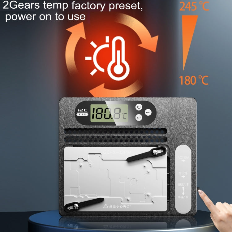 i2C T18 LCD Display PCB Motherboard Layered Desoldering Station For iPhone X-15 Pro Max with Glue Removal Module, US Plug - free shipping - PMC TechLife - Order now!