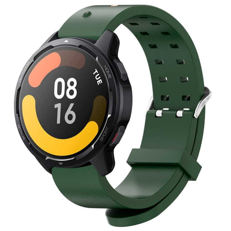 22mm Luminous Colorful Light Silicone Watch Band(Green) - 22mm Bands by PMC TechLife | Online Shopping South Africa | PMC TechLife | Buy Now Pay Later Mobicred