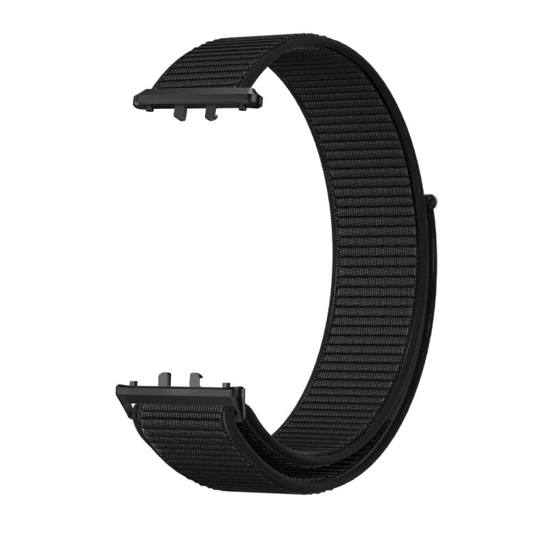 For Samsung Galaxy Fit 3 Woven Nylon Loop Watch Band(Black) - Watch Bands by PMC TechLife | Online Shopping South Africa | PMC TechLife