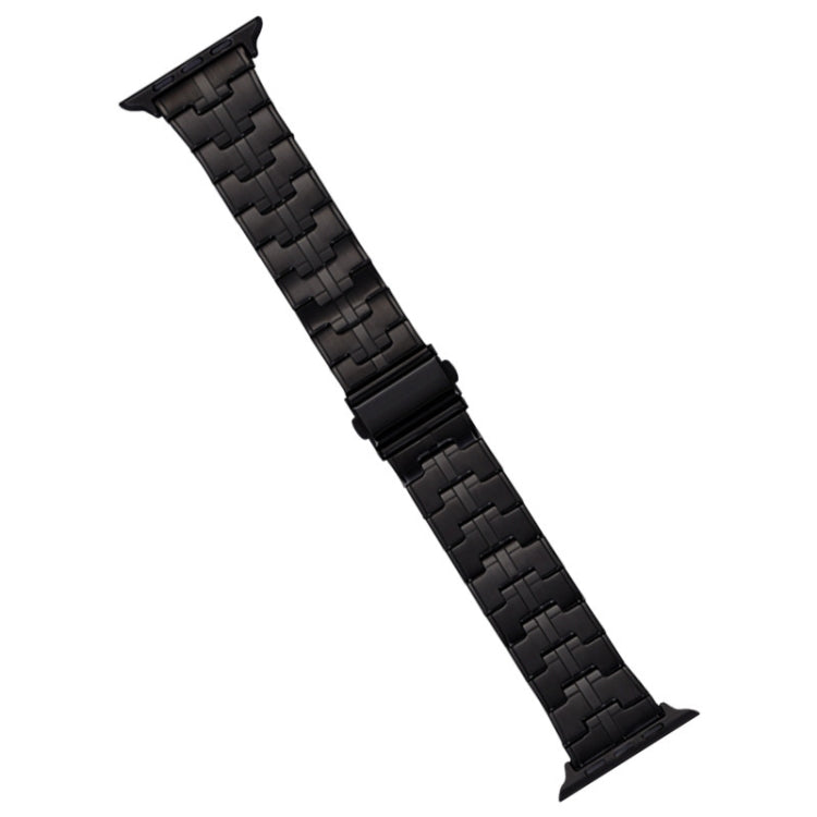 For Apple Watch Series 9 45mm Stainless Steel Watch Band(Black) - free shipping - PMC TechLife - Order now!