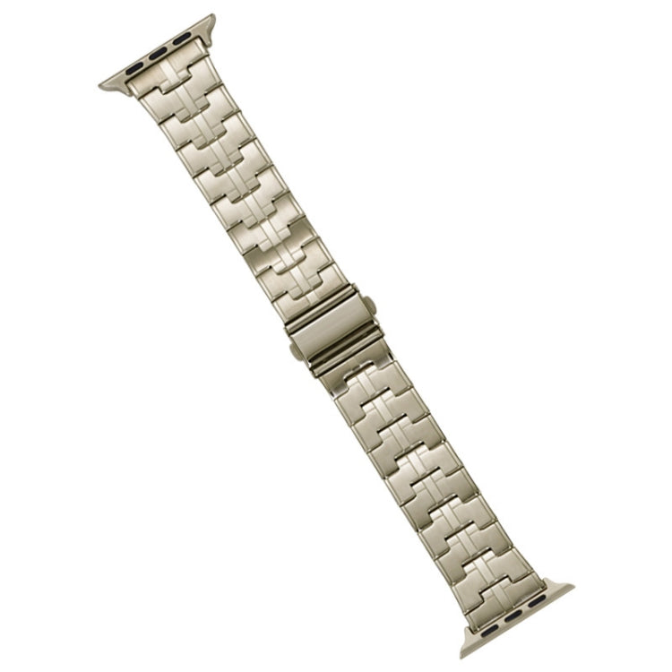 For Apple Watch Series 3 42mm Stainless Steel Watch Band(Titanium) - free shipping - PMC TechLife - Order now!