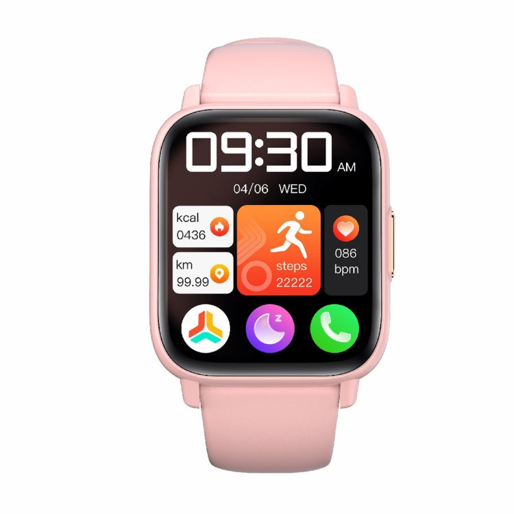 DM60+ 1.83 inch BT5.2 Smart Sport Watch, Support Bluetooth Call / Sleep / Blood Sugar / Blood Oxygen / Temperature / Heart Rate / Blood Pressure Health Monitor(Pink) - Smart Watches by PMC TechLife | Online Shopping South Africa | PMC TechLife