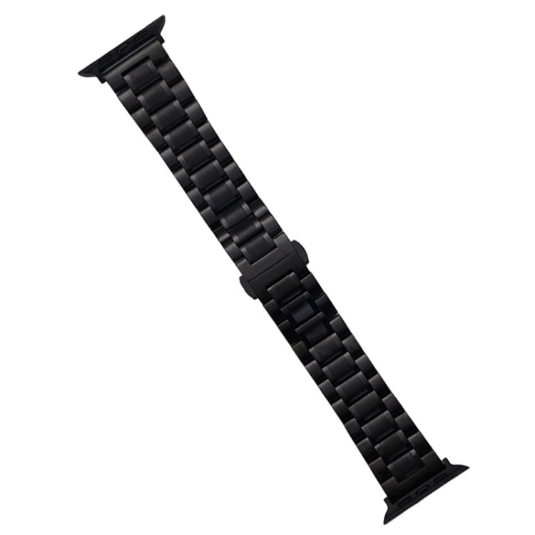 For Apple Watch Series 8 41mm Five-Beads Stainless Steel Watch Band(Black) - free shipping - PMC TechLife - Order now!