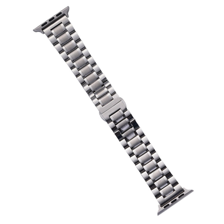 For Apple Watch Series 3 42mm Five-Beads Stainless Steel Watch Band(Silver) - free shipping - PMC TechLife - Order now!