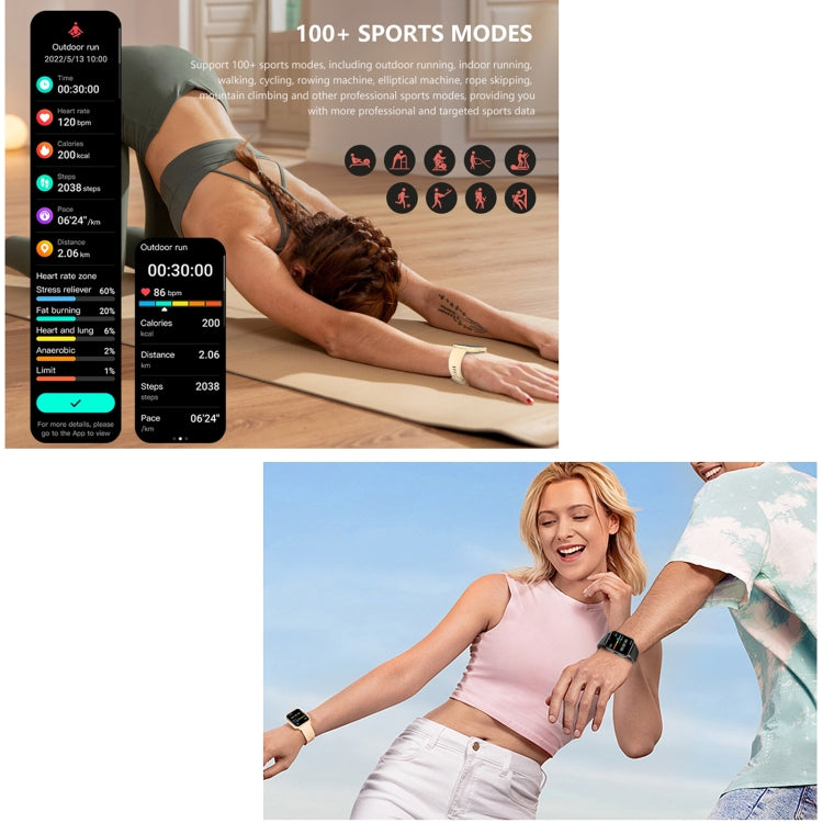 DM05 1.83 inch BT5.2 Smart Sport Watch, Support Sleep / Heart Rate / Blood Oxygen / Temperature / Heart Sugar/ Blood Pressure Health Monitor(Black) - free shipping - PMC TechLife - Order now!