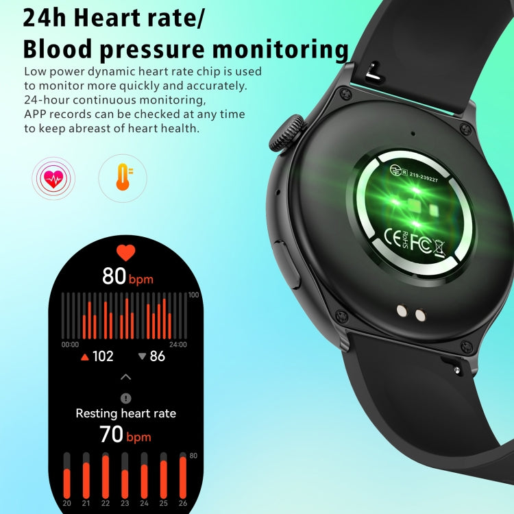QX10 1.43 inch BT5.2 Smart Sport Watch, Support Sleep / Heart Rate / Blood Oxygen / Blood Pressure Health Monitor(Pink) - Smart Watches by PMC TechLife | Online Shopping South Africa | PMC TechLife