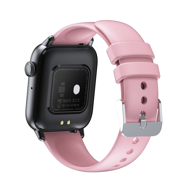 QS08 PRO 1.83 inch BT5.2 Smart Sport Watch, Support Sleep / Heart Rate / Blood Oxygen / Temperature / Blood Pressure Health Monitor(Black+Pink) - Smart Watches by PMC TechLife | Online Shopping South Africa | PMC TechLife