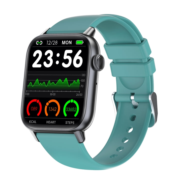 QS08 PRO 1.83 inch BT5.2 Smart Sport Watch, Support Sleep / Heart Rate / Blood Oxygen / Temperature / Blood Pressure Health Monitor(Black+Green) - Smart Watches by PMC TechLife | Online Shopping South Africa | PMC TechLife