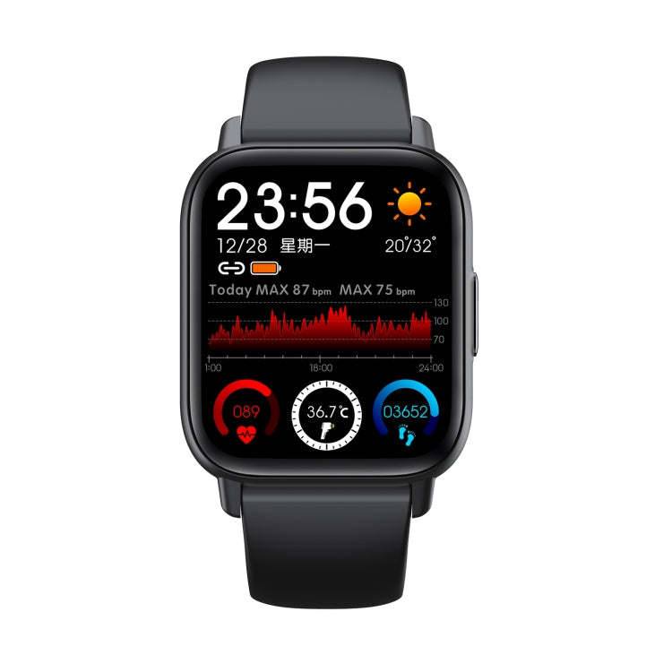 QS16 Pro 1.83 inch BT5.0 Smart Sport Watch, Support Bluetooth Call / Sleep / Blood Oxygen / Temperature / Heart Rate / Blood Pressure Health Monitor(Black) - free shipping - PMC TechLife - Order now!