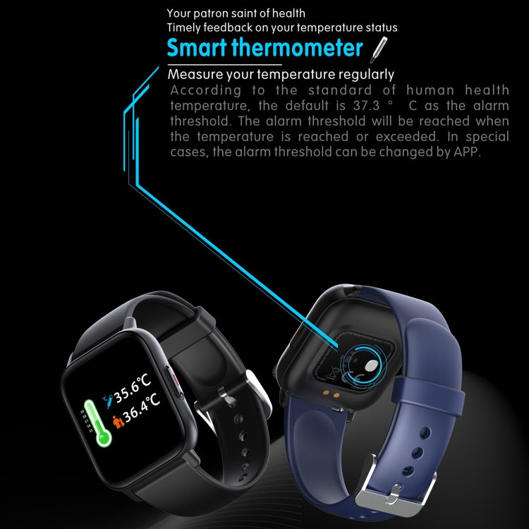 QS16 Pro 1.83 inch BT5.0 Smart Sport Watch, Support Bluetooth Call / Sleep / Blood Oxygen / Temperature / Heart Rate / Blood Pressure Health Monitor(Black) - free shipping - PMC TechLife - Order now!