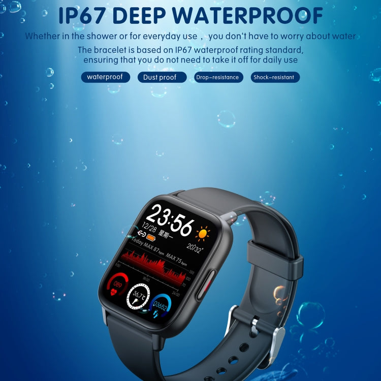 QS16 Pro 1.83 inch BT5.0 Smart Sport Watch, Support Bluetooth Call / Sleep / Blood Oxygen / Temperature / Heart Rate / Blood Pressure Health Monitor(White) - free shipping - PMC TechLife - Order now!