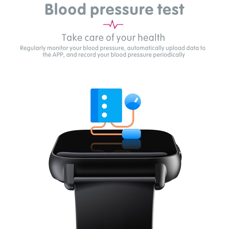 QS16 Pro 1.83 inch BT5.0 Smart Sport Watch, Support Bluetooth Call / Sleep / Blood Oxygen / Temperature / Heart Rate / Blood Pressure Health Monitor(Green) - Smart Watches by PMC TechLife | Online Shopping South Africa | PMC TechLife