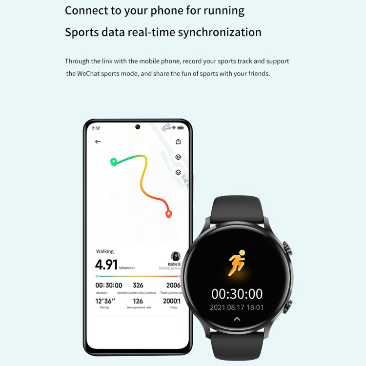 QS40 1.39 inch BT5.2 Smart Sport Watch, Support Bluetooth Call / Sleep / Blood Oxygen / Temperature / Heart Rate / Blood Pressure Health Monitor(Pink) - Smart Watches by PMC TechLife | Online Shopping South Africa | PMC TechLife | Buy Now Pay Later Mobicred