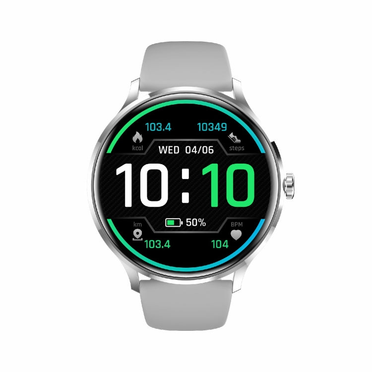 QS80 1.39 inch BT5.2 Smart Sport Watch, Support Bluetooth Call / Sleep / Blood Oxygen / Temperature / Heart Rate / Blood Pressure Health Monitor(Grey) - Smart Watches by PMC TechLife | Online Shopping South Africa | PMC TechLife
