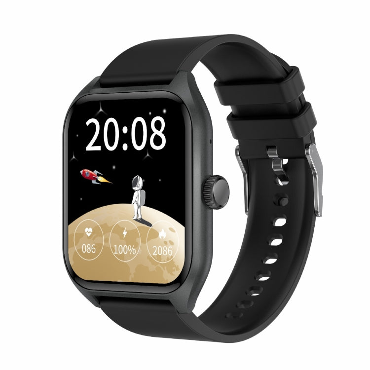Qx5 1.96 inch BT5.2 Smart Sport Watch, Support Bluetooth Call / Sleep / Blood Oxygen / Temperature / Heart Rate / Blood Pressure Health Monitor(Black) - Smart Watches by PMC TechLife | Online Shopping South Africa | PMC TechLife