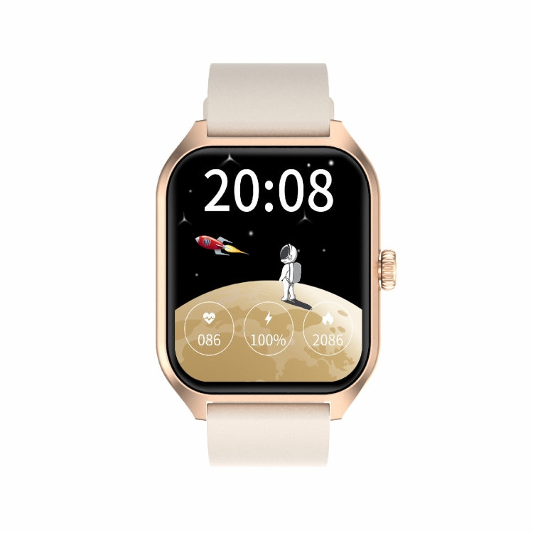 Qx5 1.96 inch BT5.2 Smart Sport Watch, Support Bluetooth Call / Sleep / Blood Oxygen / Temperature / Heart Rate / Blood Pressure Health Monitor(Beige) - free shipping - PMC TechLife - Order now!