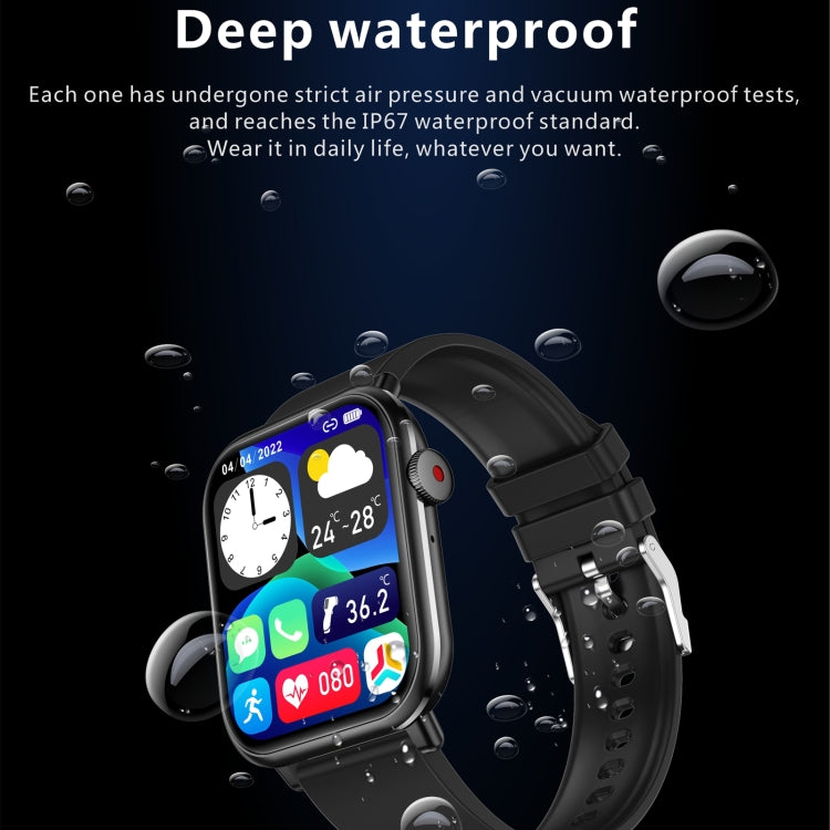 QX9 1.96 inch BT5.2 Smart Sport Watch, Support Bluetooth Call / Sleep / Blood Oxygen / Heart Rate / Blood Pressure Health Monitor(Blue) - Smart Watches by PMC TechLife | Online Shopping South Africa | PMC TechLife