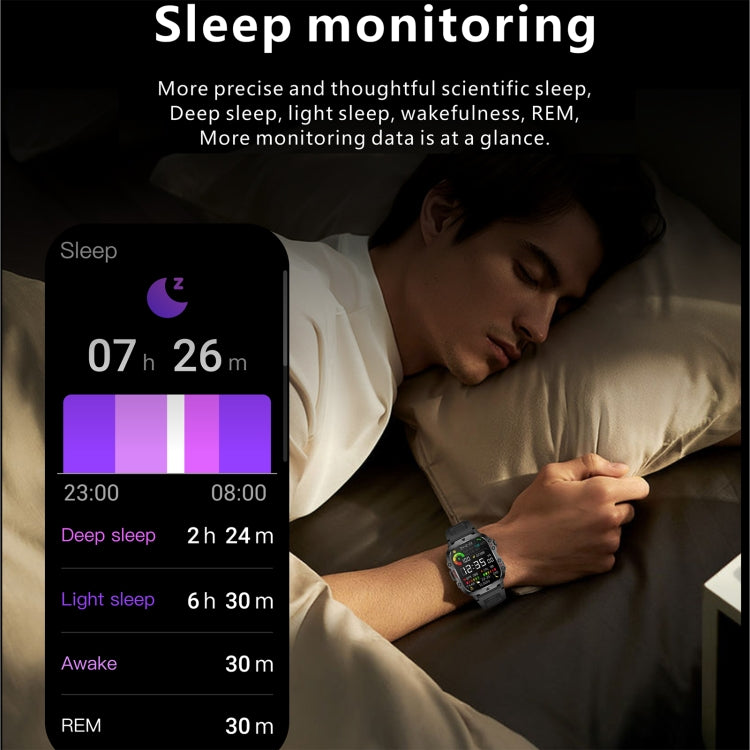 QX11 1.96 inch BT5.2 Smart Sport Watch, Support Bluetooth Call / Sleep / Blood Oxygen / Heart Rate / Blood Pressure Health Monitor(Beige) - Smart Watches by PMC TechLife | Online Shopping South Africa | PMC TechLife