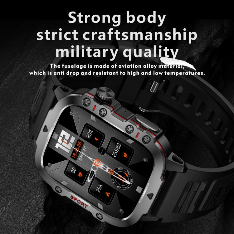 QX11 1.96 inch BT5.2 Smart Sport Watch, Support Bluetooth Call / Sleep / Blood Oxygen / Heart Rate / Blood Pressure Health Monitor(Beige) - Smart Watches by PMC TechLife | Online Shopping South Africa | PMC TechLife