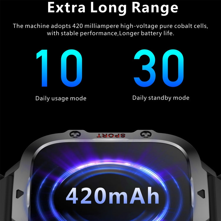 QX11 1.96 inch BT5.2 Smart Sport Watch, Support Bluetooth Call / Sleep / Blood Oxygen / Heart Rate / Blood Pressure Health Monitor(Beige) - Smart Watches by PMC TechLife | Online Shopping South Africa | PMC TechLife